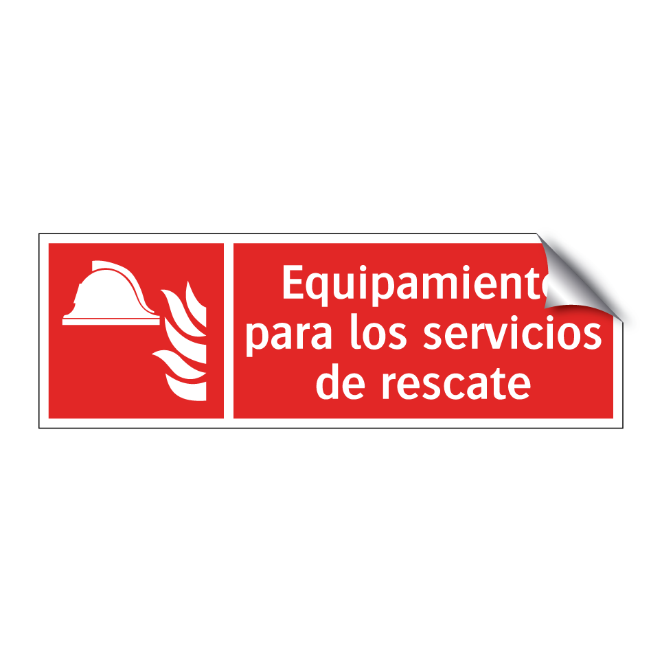 Equipamiento para los servicios de rescate