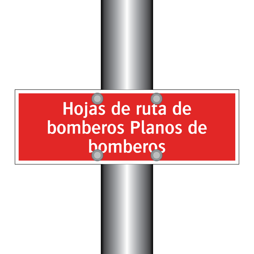 Hojas de ruta de bomberos Planos de bomberos
