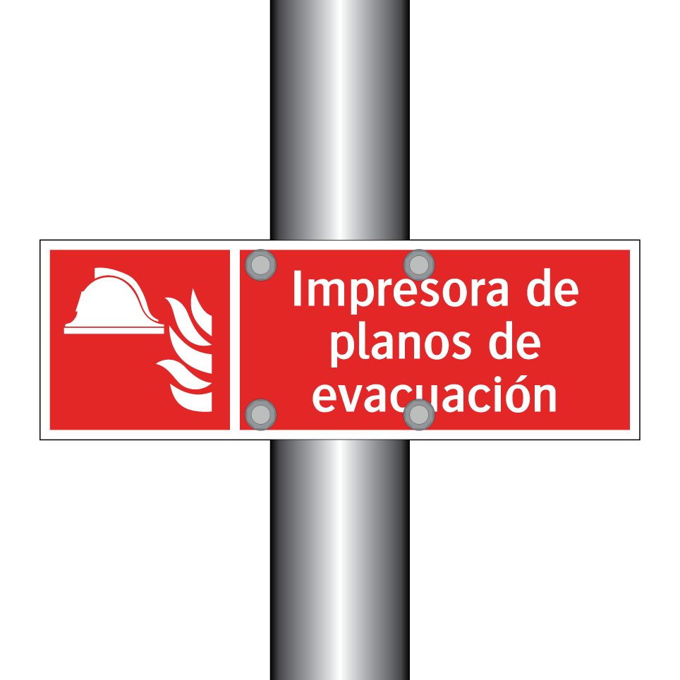 Impresora de planos de evacuación