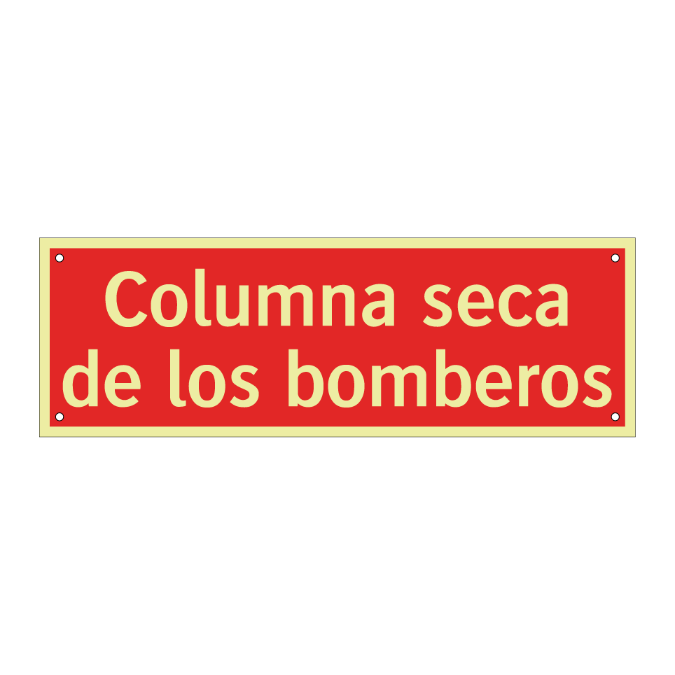 Columna seca de los bomberos