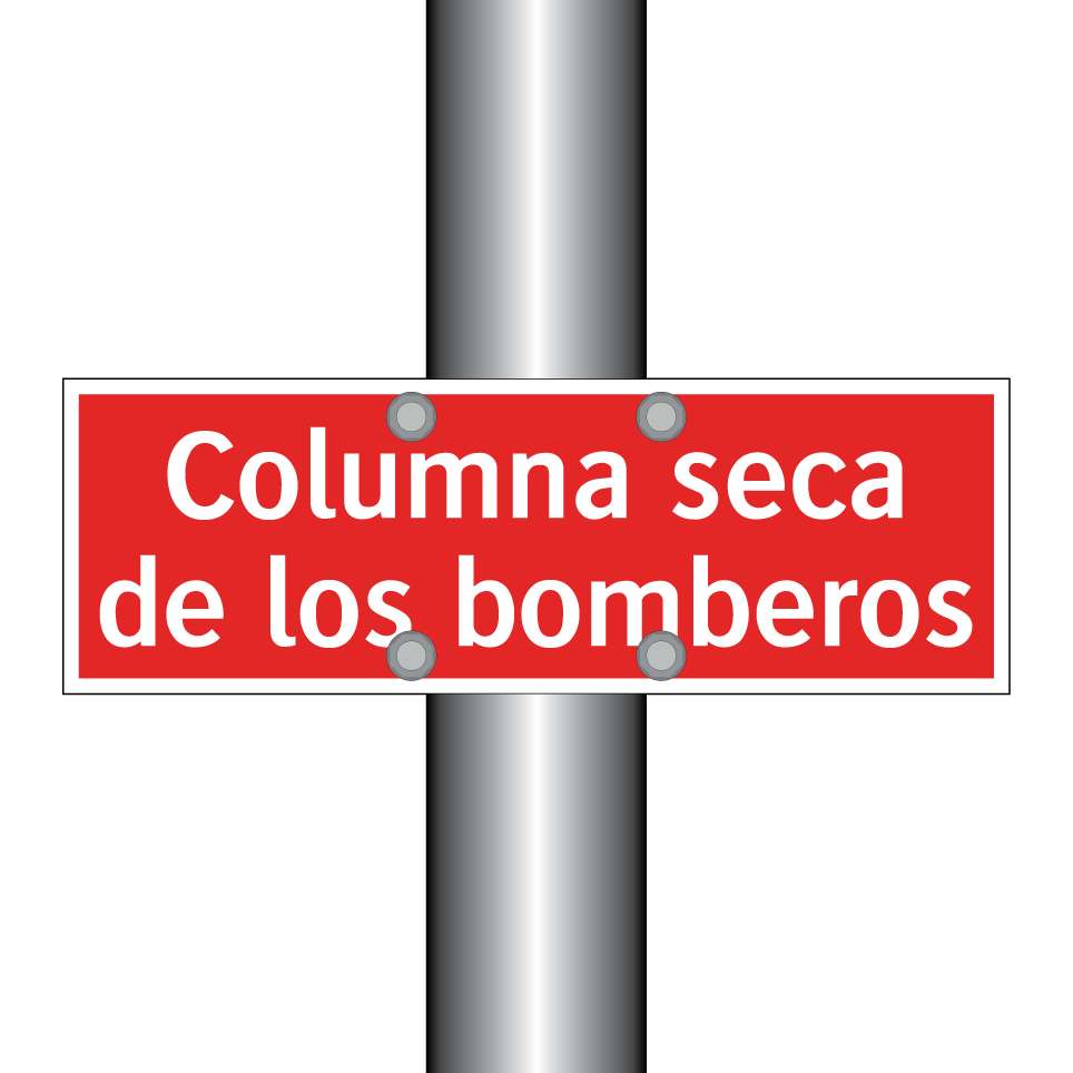 Columna seca de los bomberos