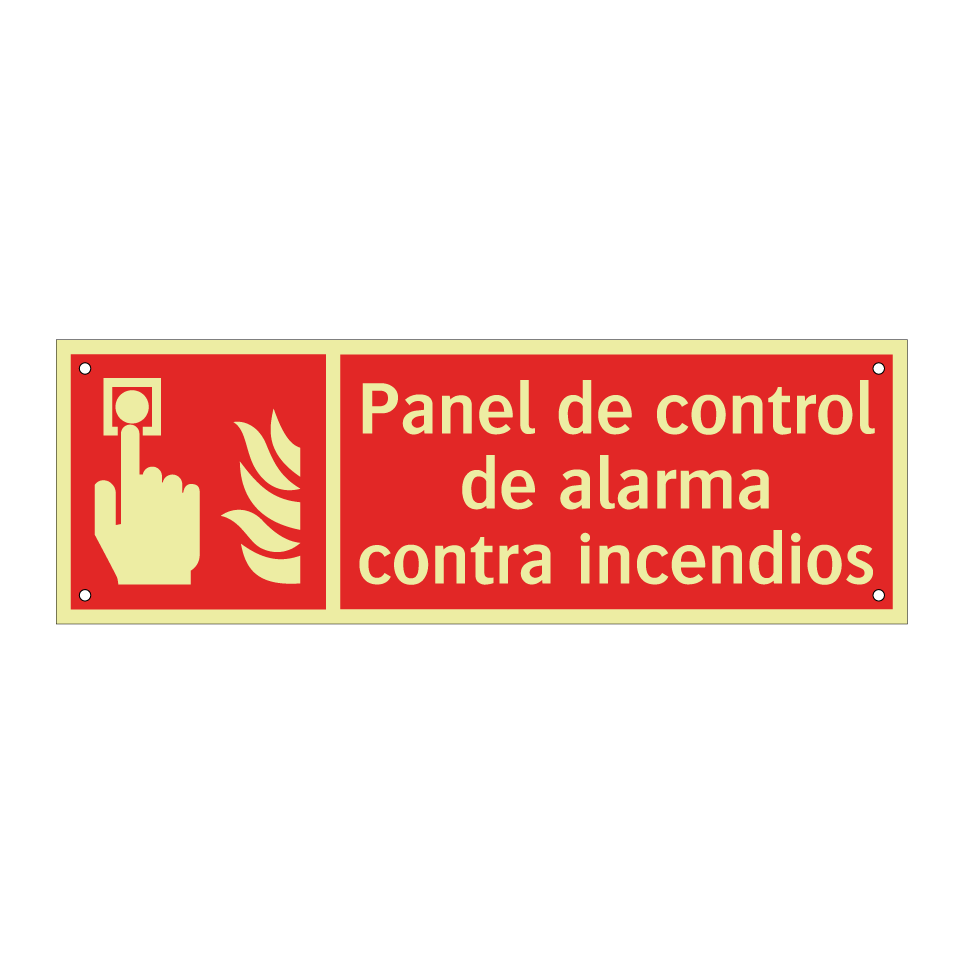 Panel de control de alarma contra incendios