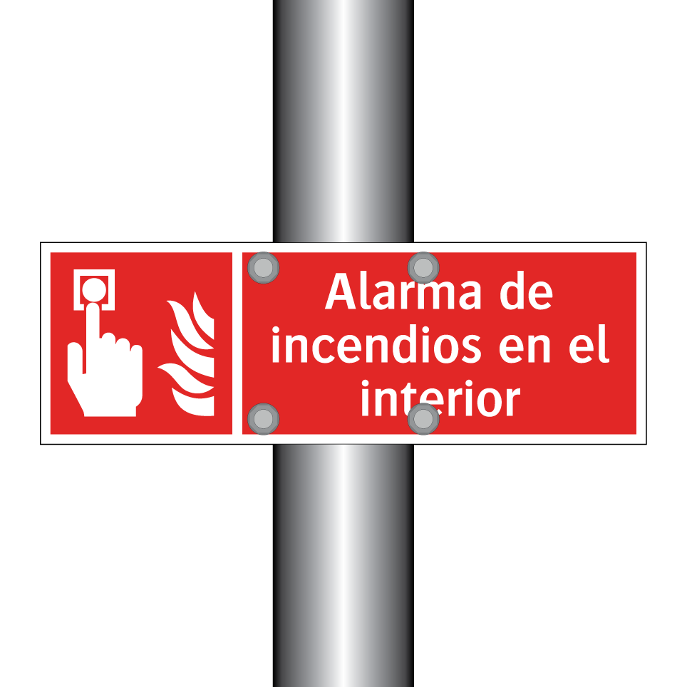 Alarma de incendios en el interior