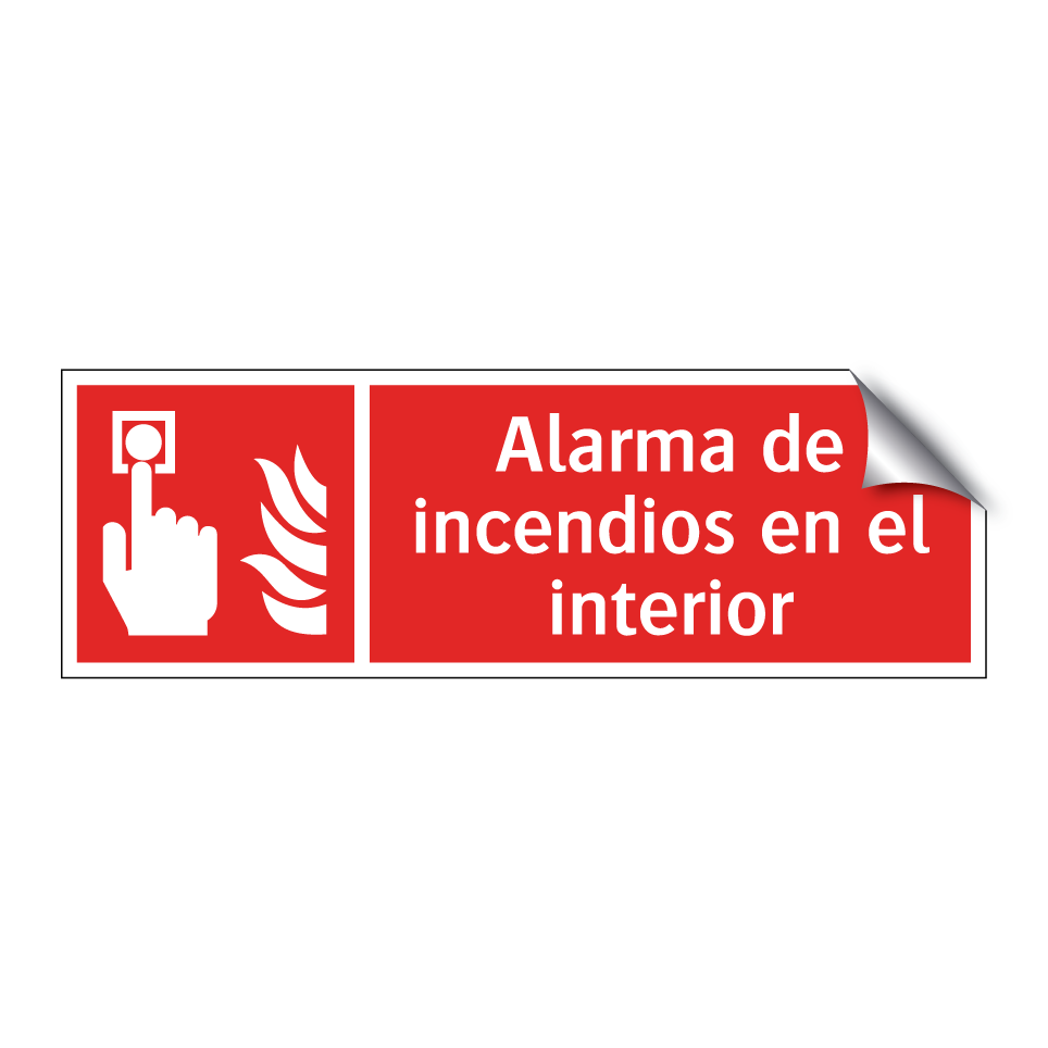Alarma de incendios en el interior