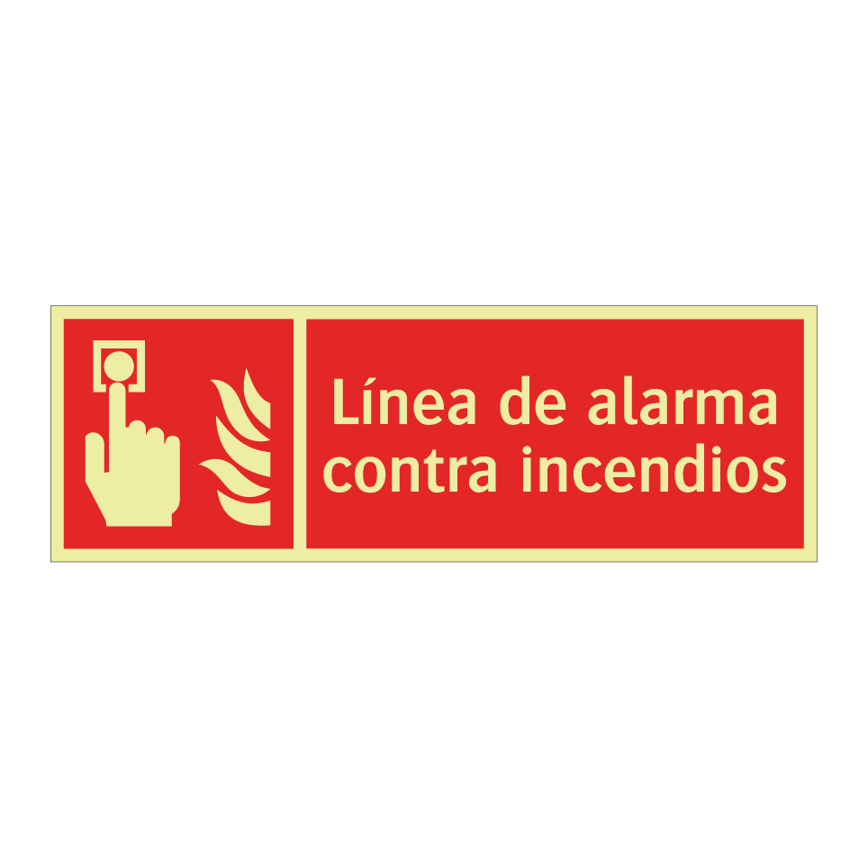 Línea de alarma contra incendios