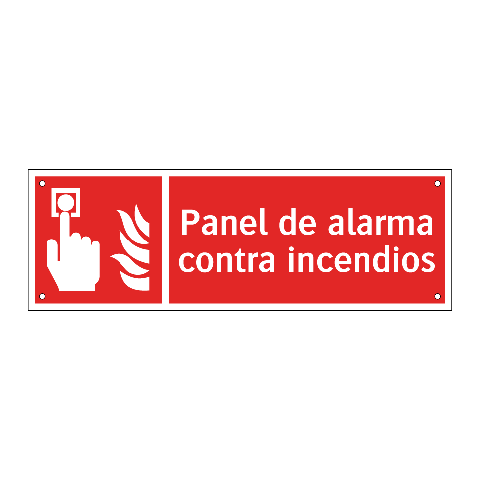 Panel de alarma contra incendios