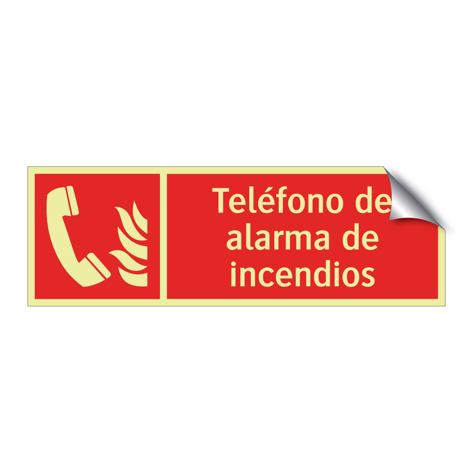 Teléfono de alarma de incendios