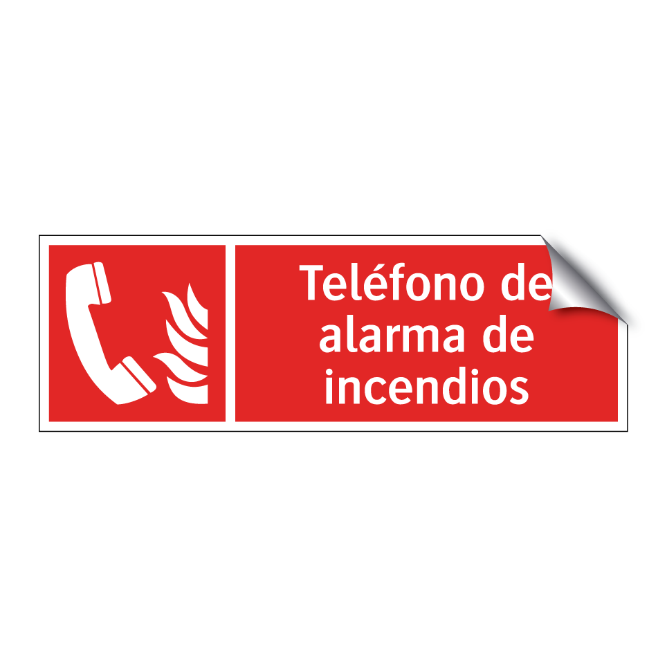 Teléfono de alarma de incendios