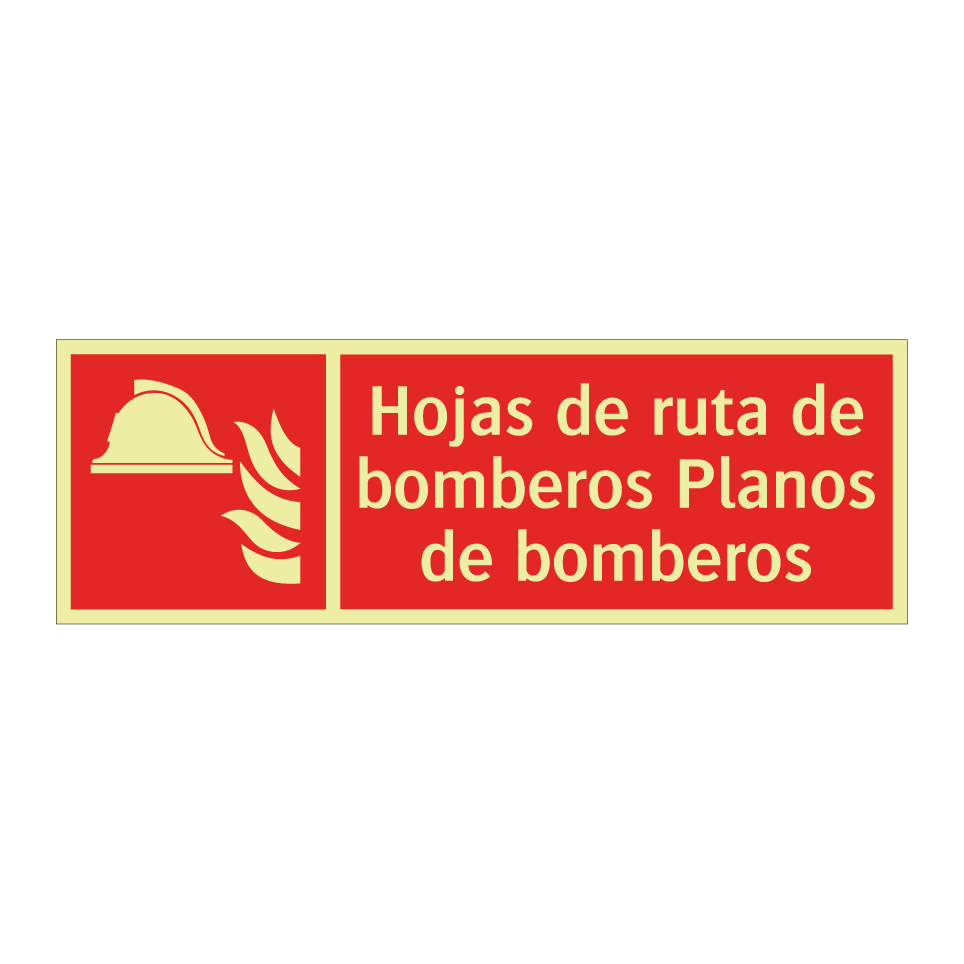 Hojas de ruta de bomberos Planos de bomberos