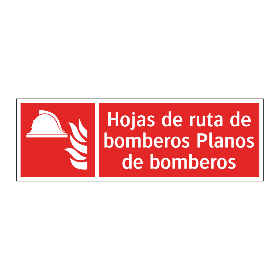 Hojas de ruta de bomberos Planos de bomberos
