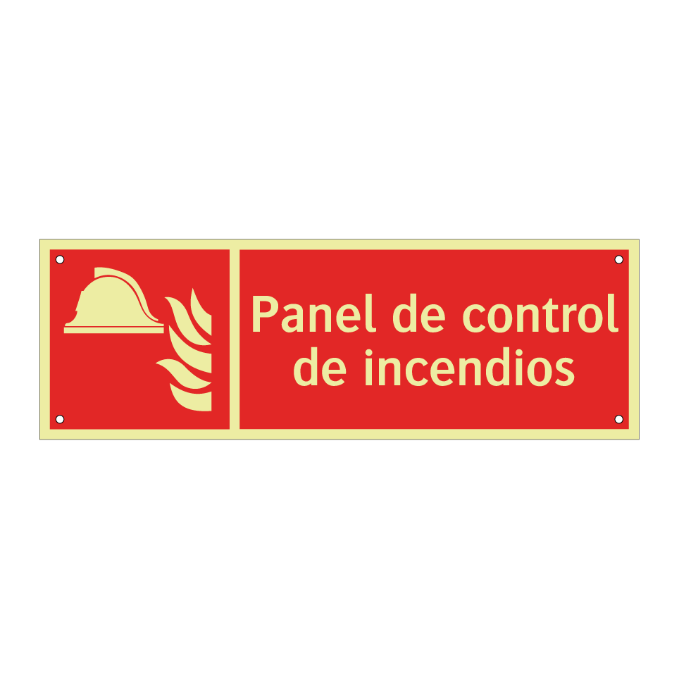 Panel de control de incendios