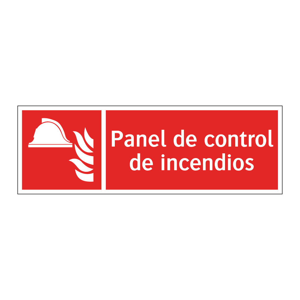 Panel de control de incendios