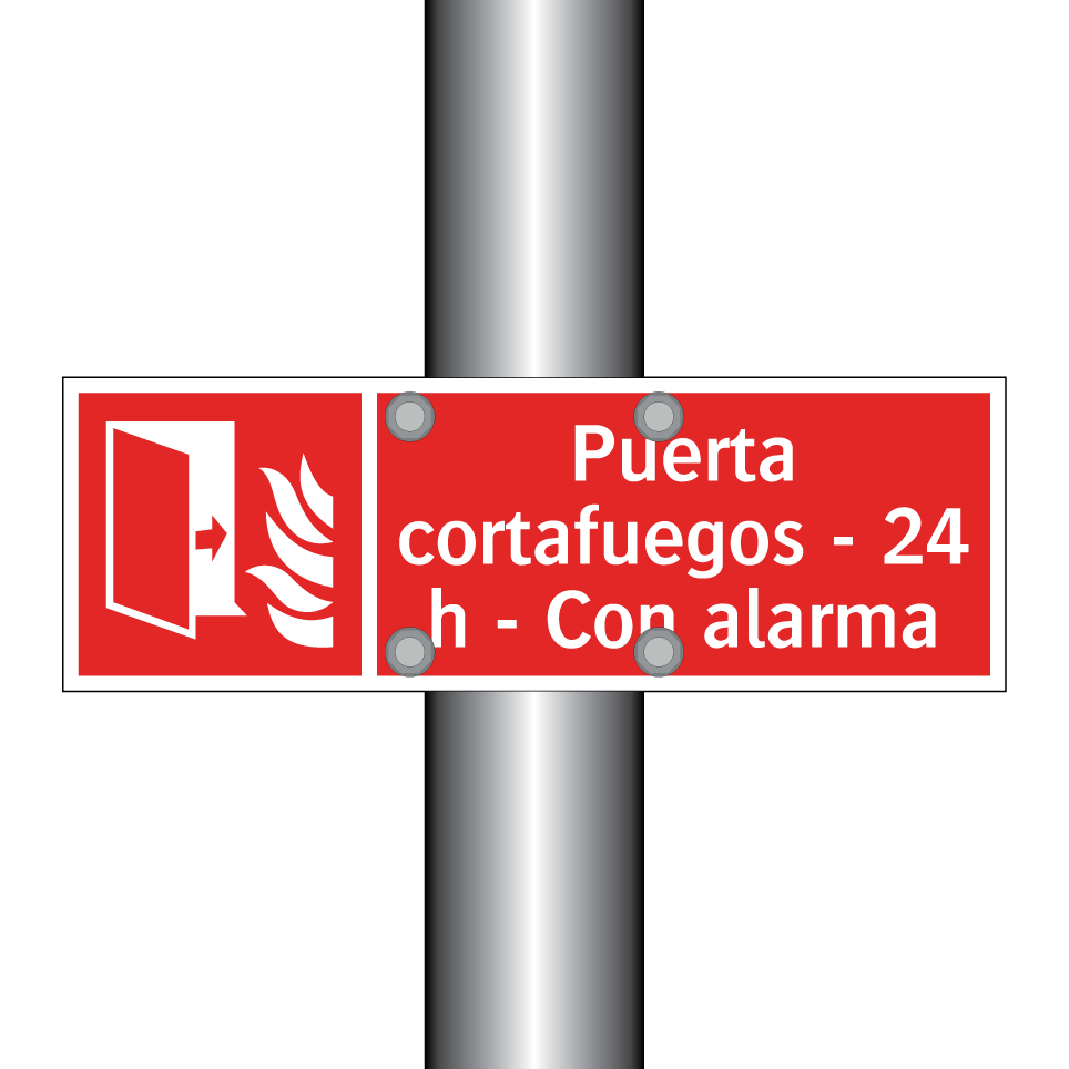 Puerta cortafuegos - 24 h - Con alarma