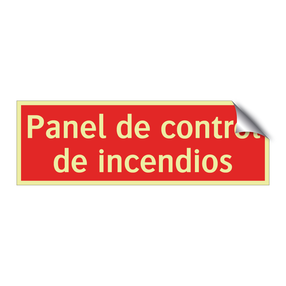 Panel de control de incendios