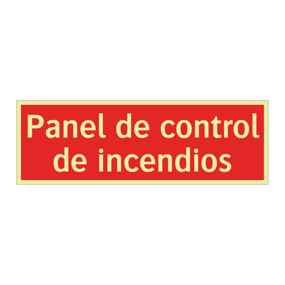 Panel de control de incendios