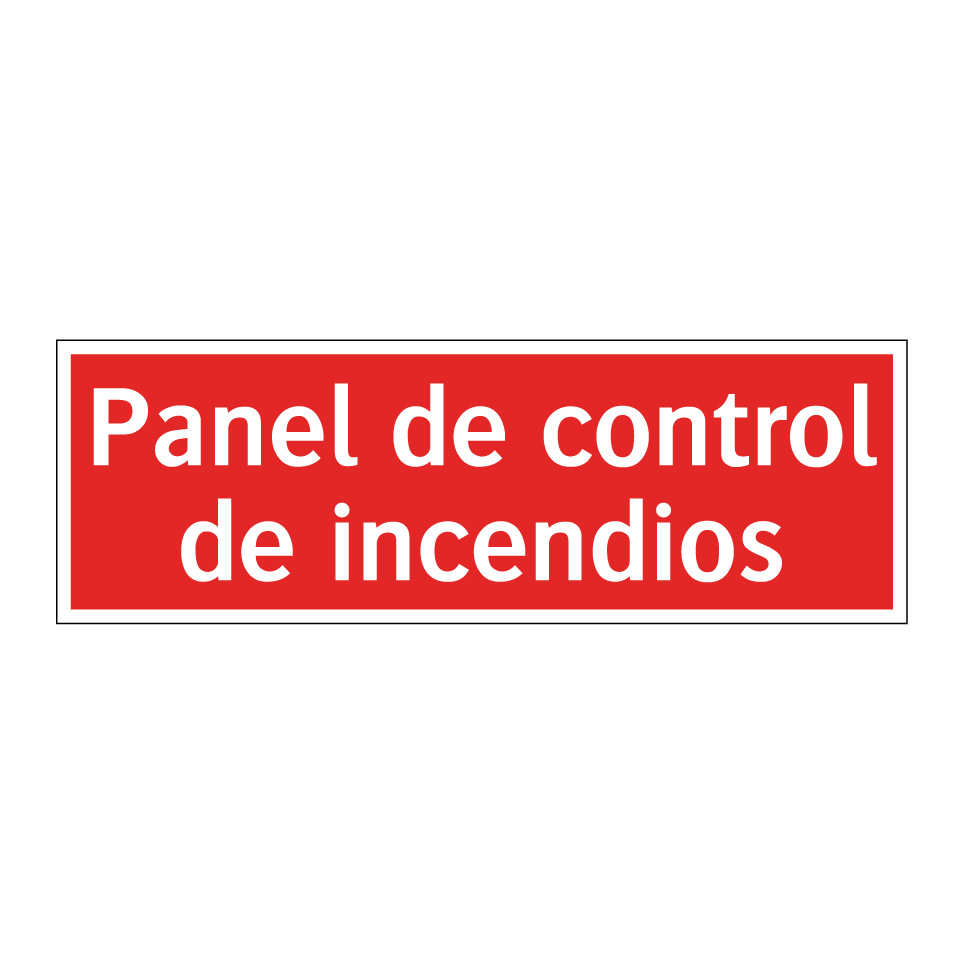 Panel de control de incendios