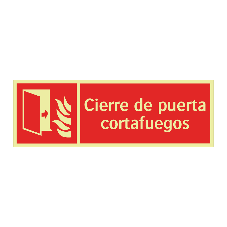 Cierre de puerta cortafuegos