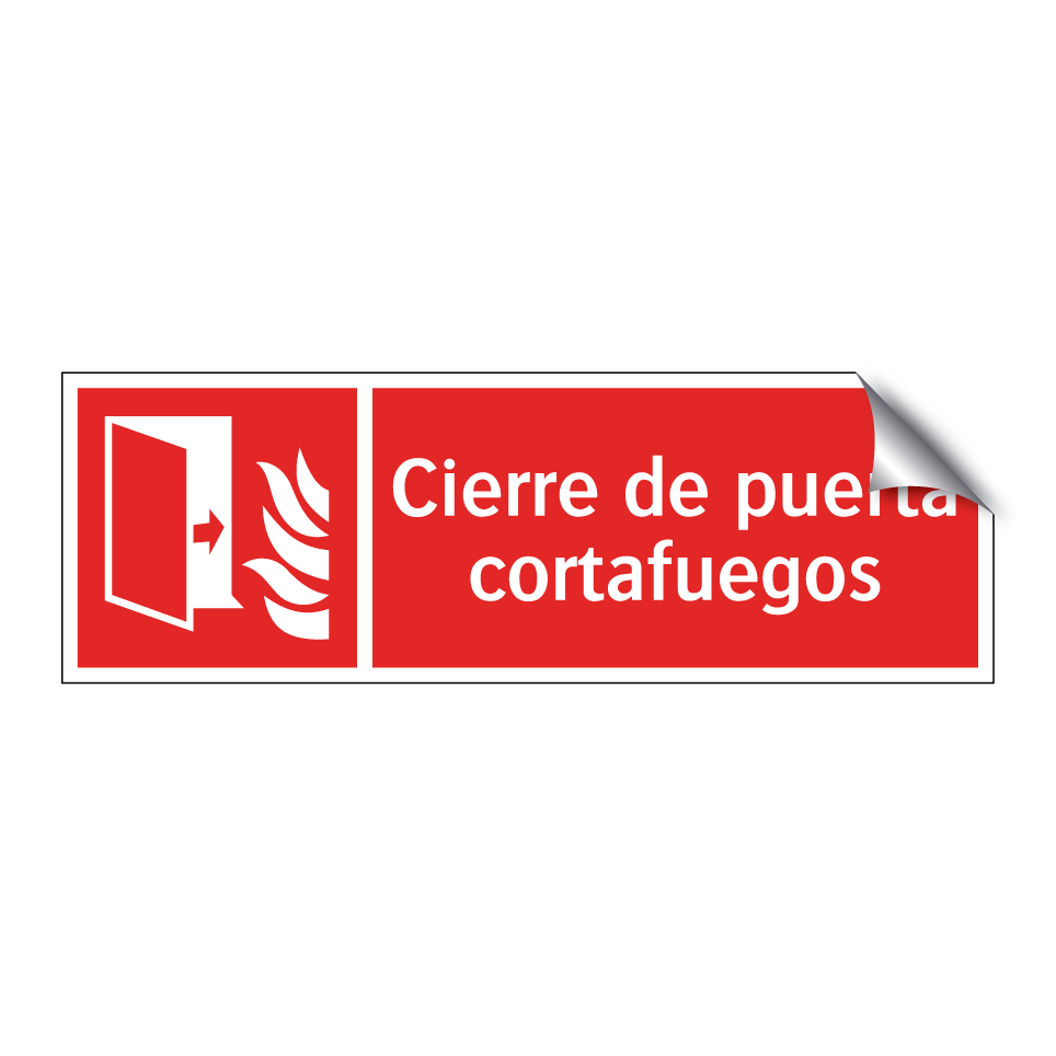 Cierre de puerta cortafuegos