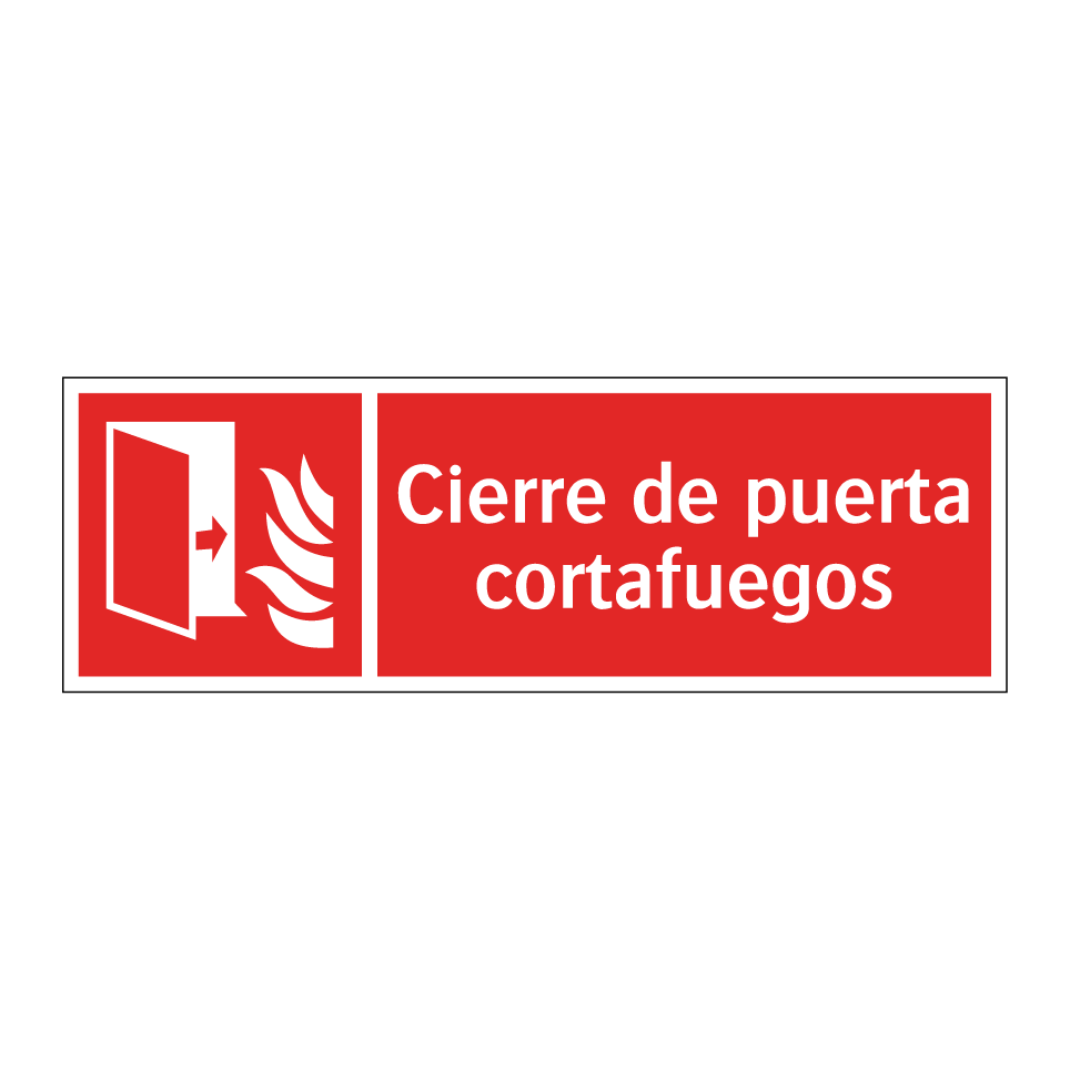 Cierre de puerta cortafuegos