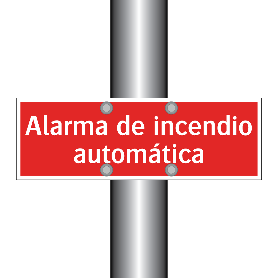 Alarma de incendio automática