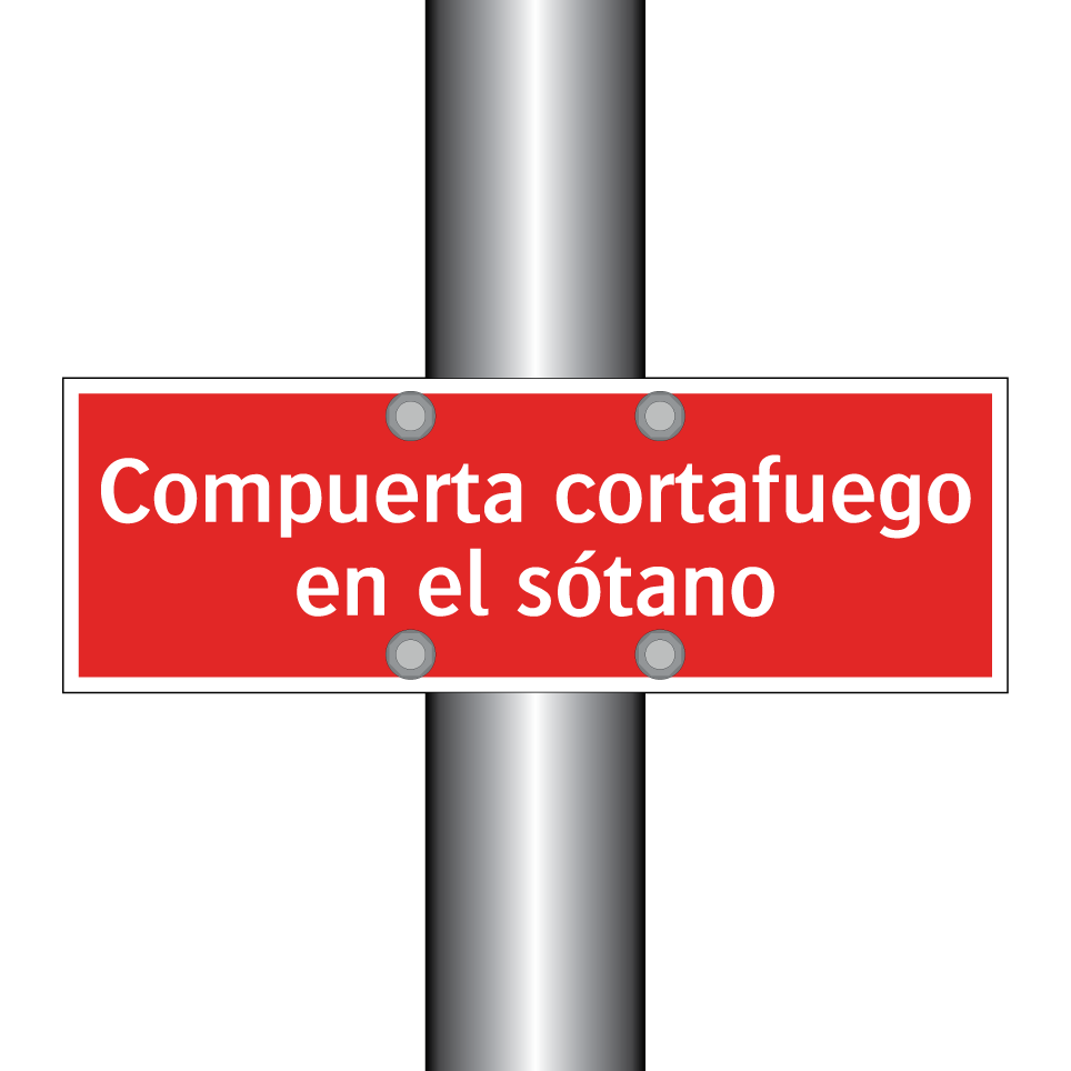 Compuerta cortafuego en el sótano