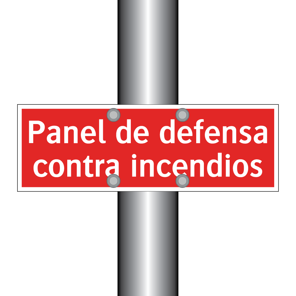 Panel de defensa contra incendios