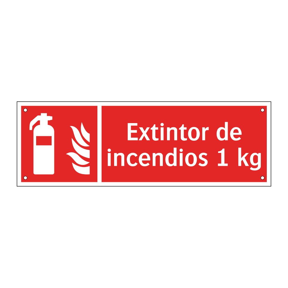 Extintor de incendios 1 kg