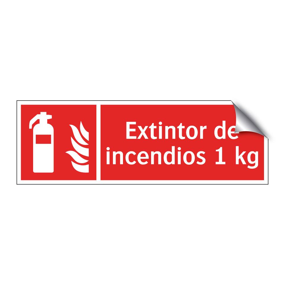 Extintor de incendios 1 kg
