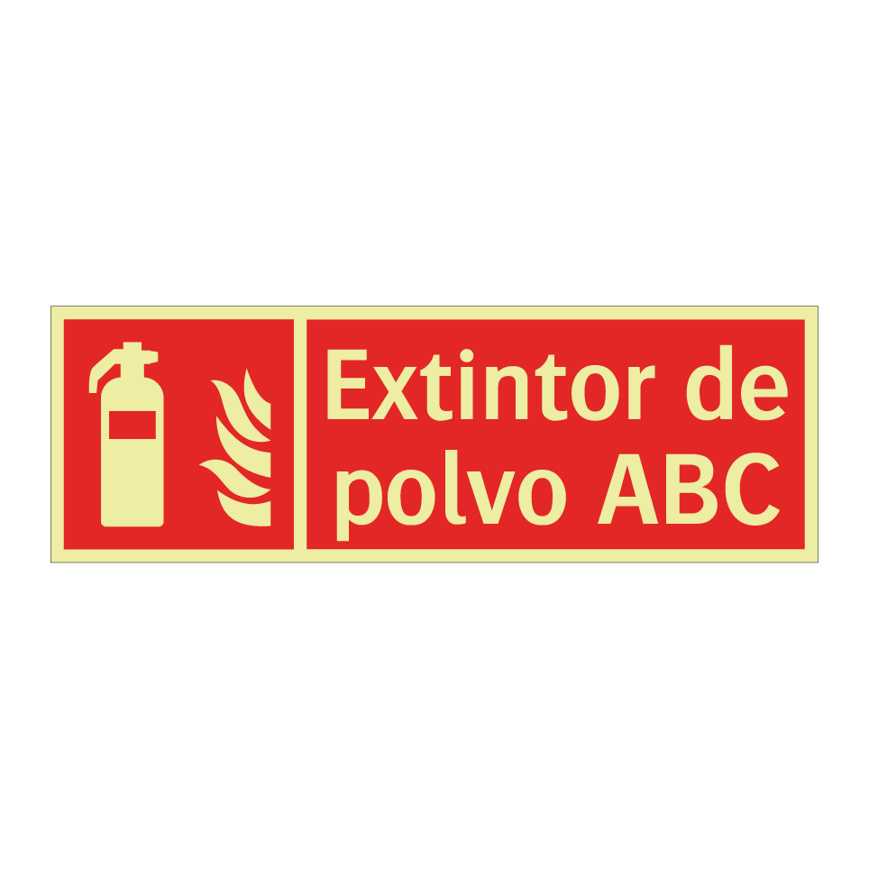 Extintor de polvo ABC