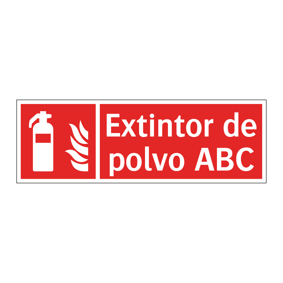 Extintor de polvo ABC
