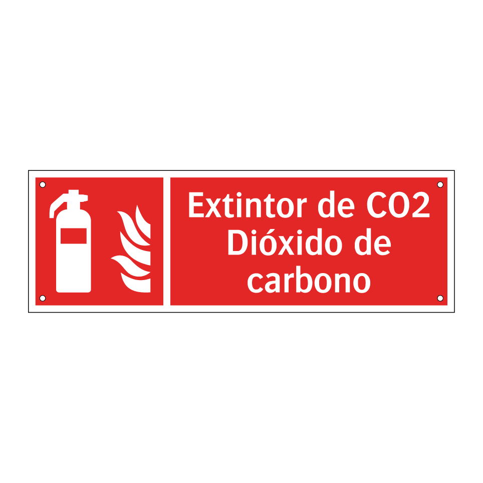 Extintor de CO2 Dióxido de carbono