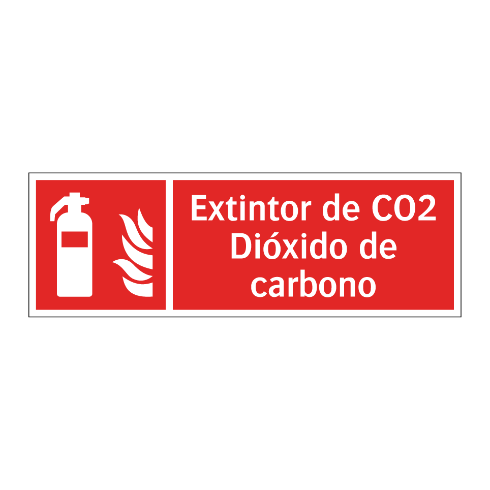 Extintor de CO2 Dióxido de carbono