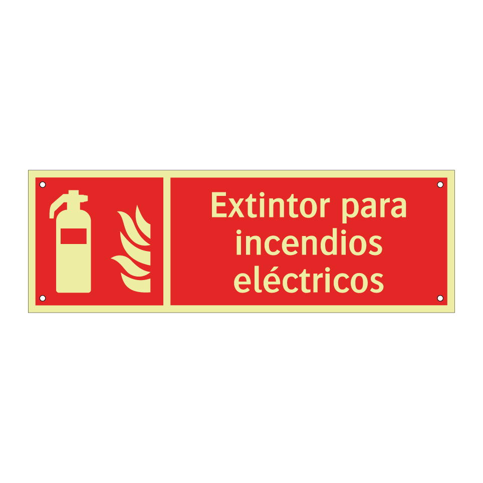 Extintor para incendios eléctricos