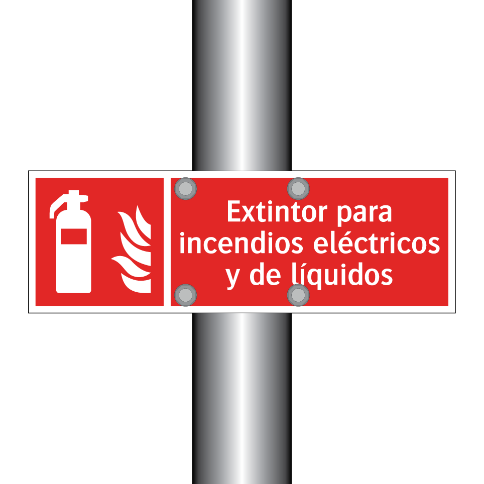 Extintor para incendios eléctricos y de líquidos