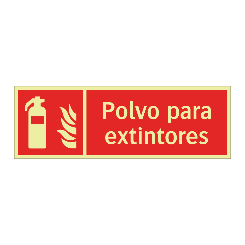 Polvo para extintores