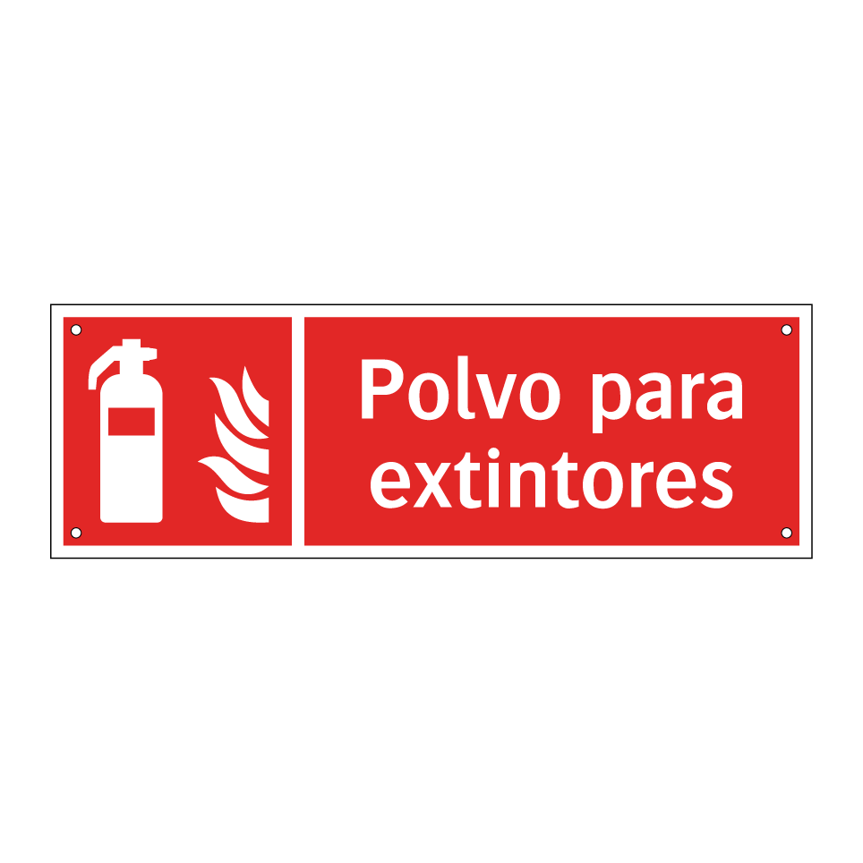 Polvo para extintores