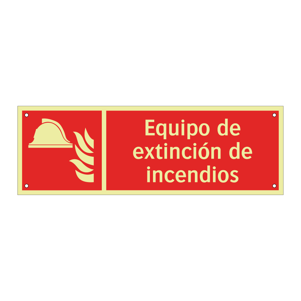 Equipo de extinción de incendios