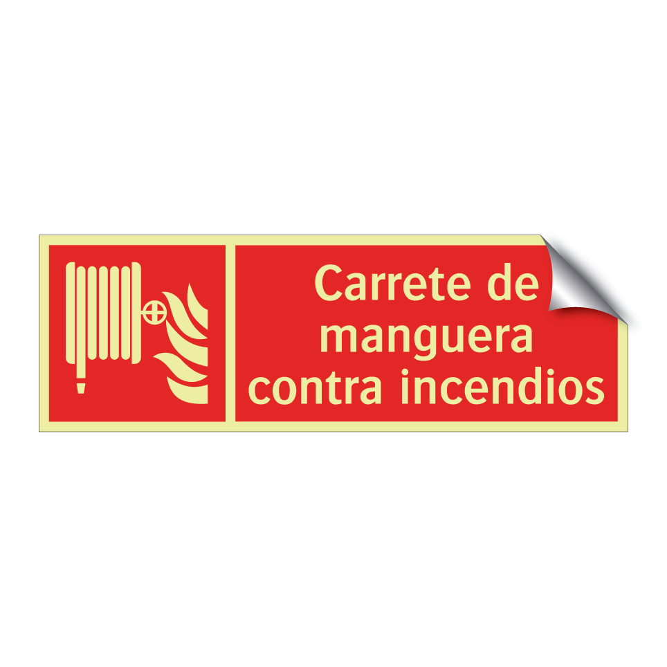 Carrete de manguera contra incendios