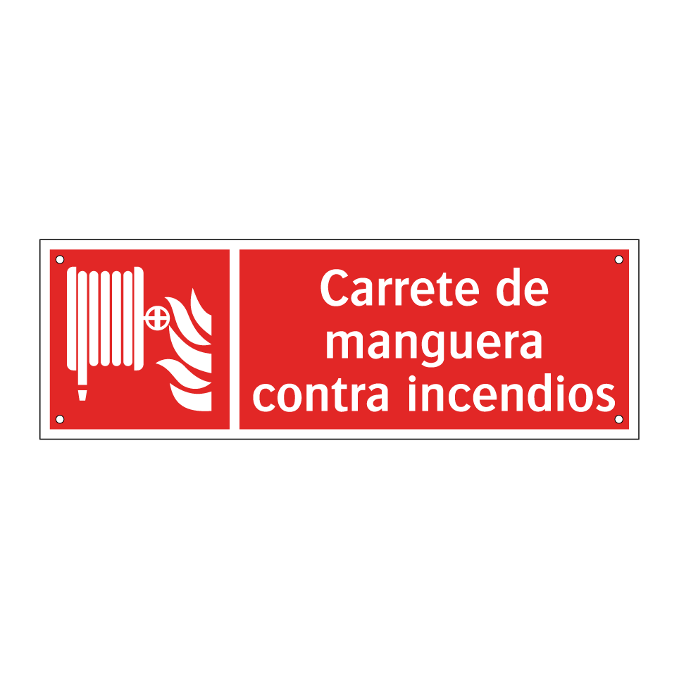 Carrete de manguera contra incendios