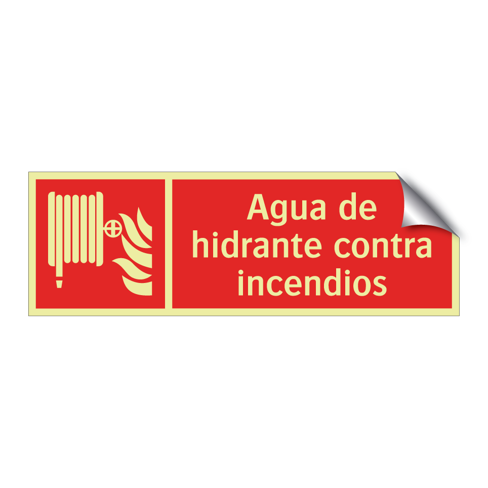 Agua de hidrante contra incendios