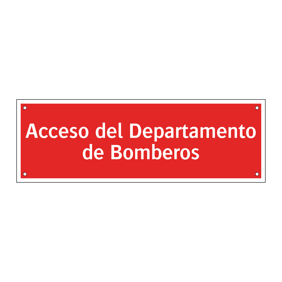 Acceso del Departamento de Bomberos