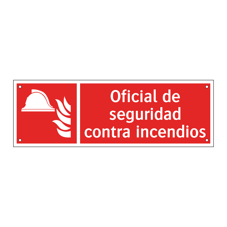 Oficial de seguridad contra incendios