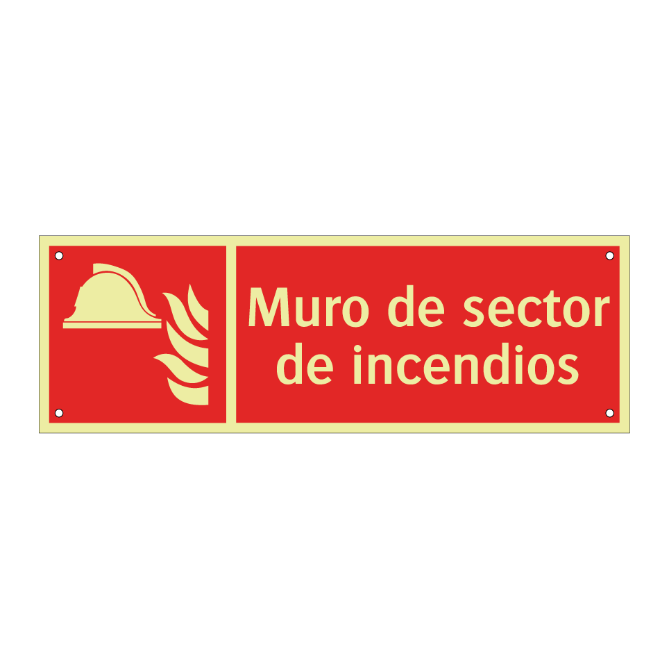Muro de sector de incendios