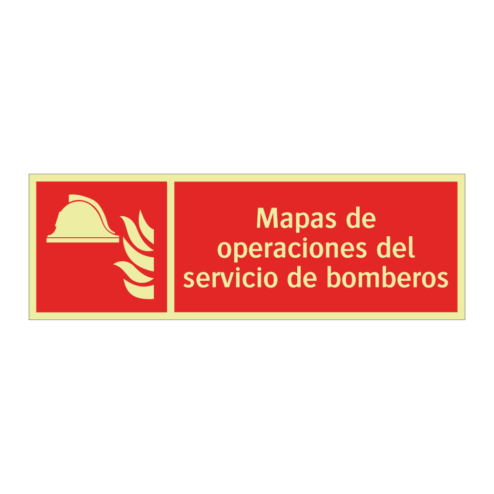 Mapas de operaciones del servicio de bomberos