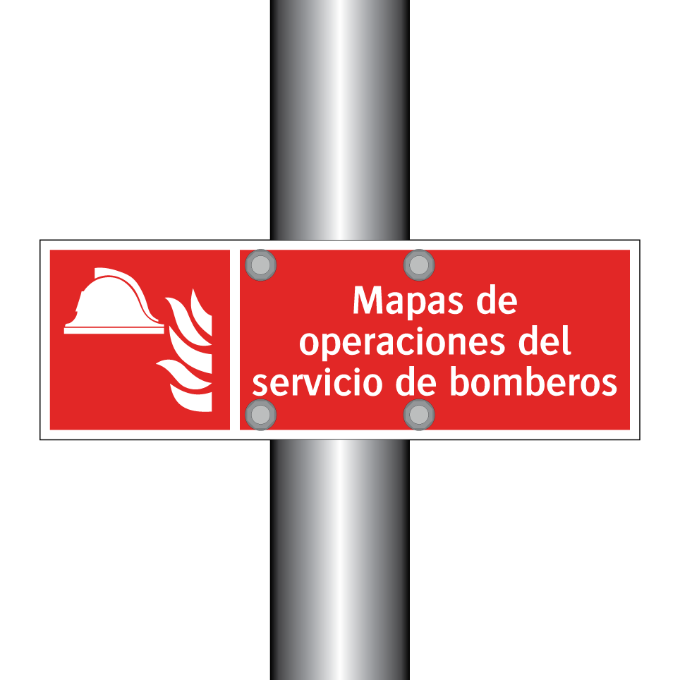 Mapas de operaciones del servicio de bomberos