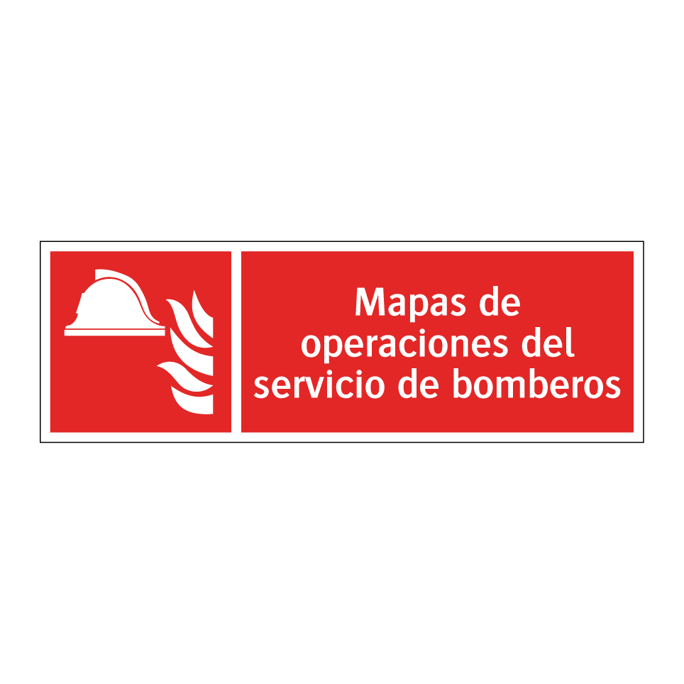 Mapas de operaciones del servicio de bomberos