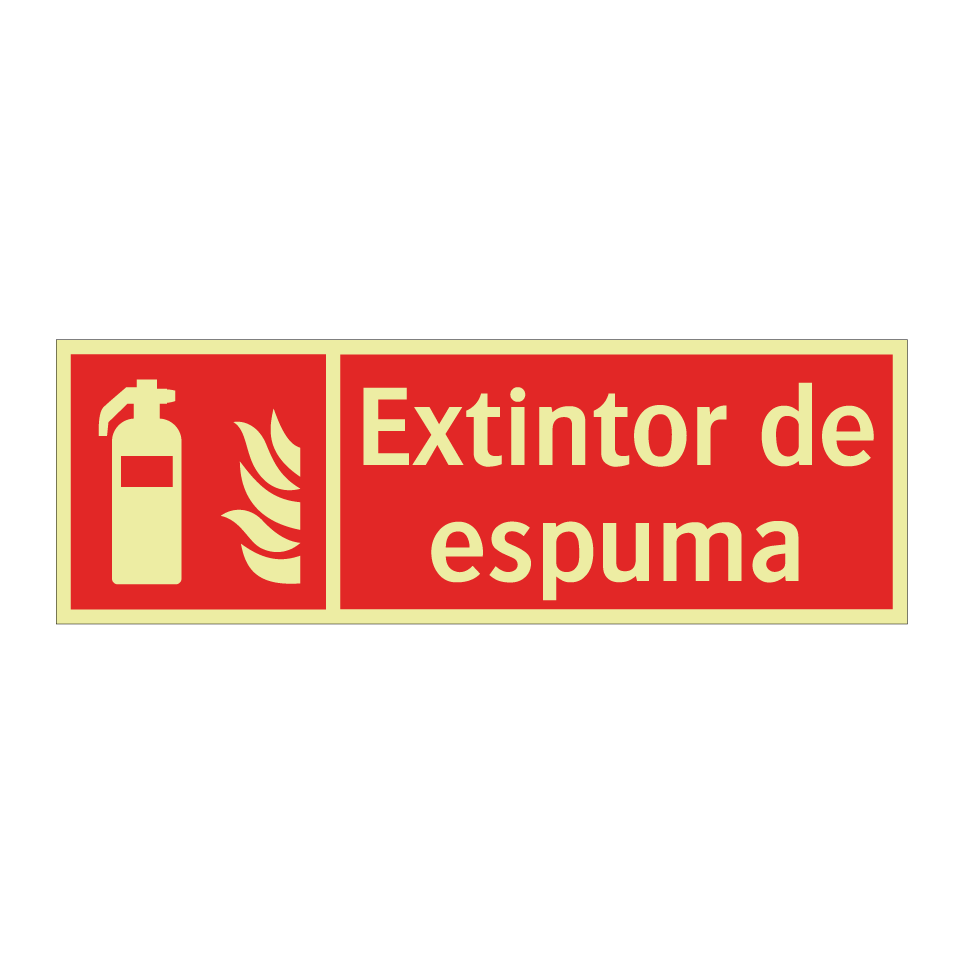 Extintor de espuma