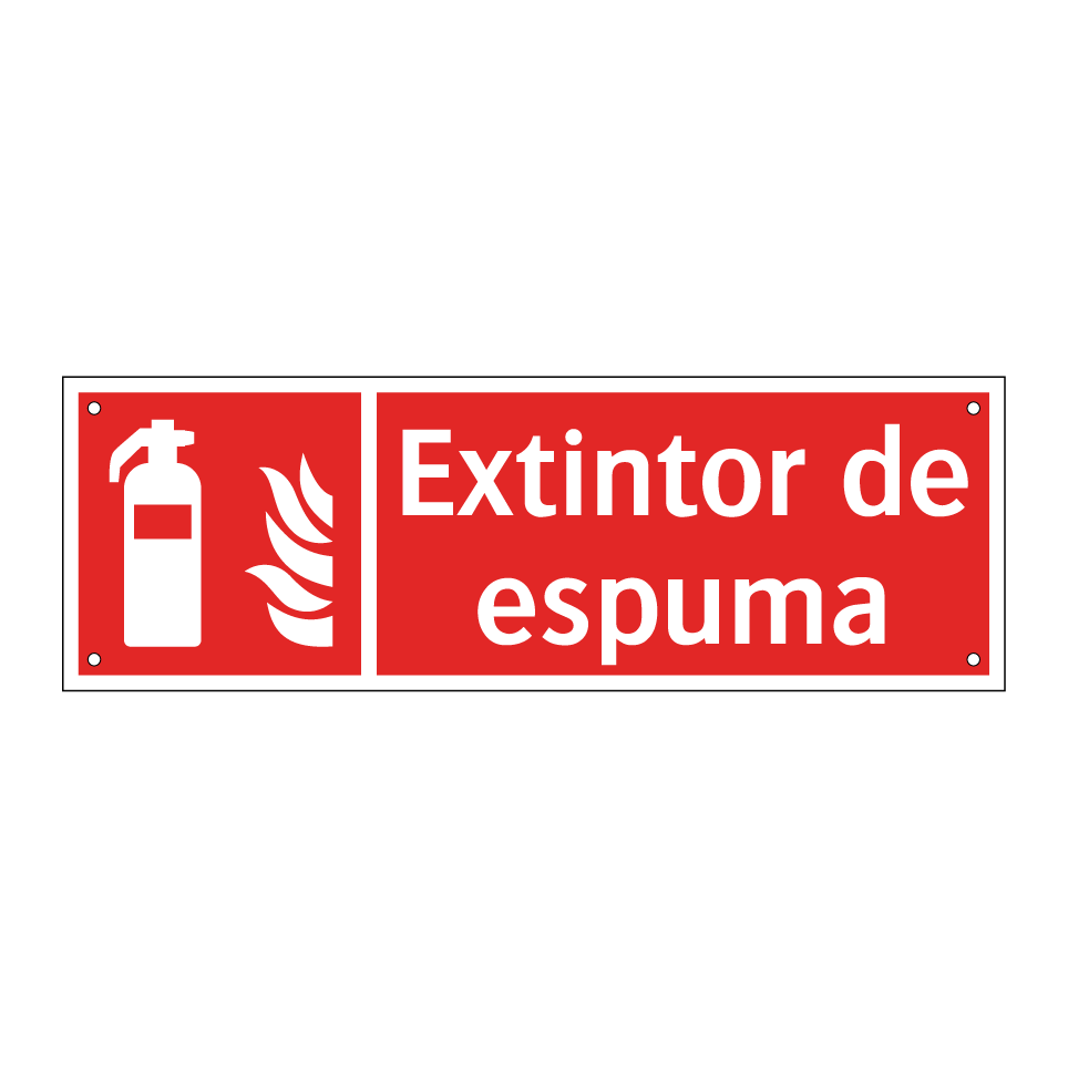 Extintor de espuma