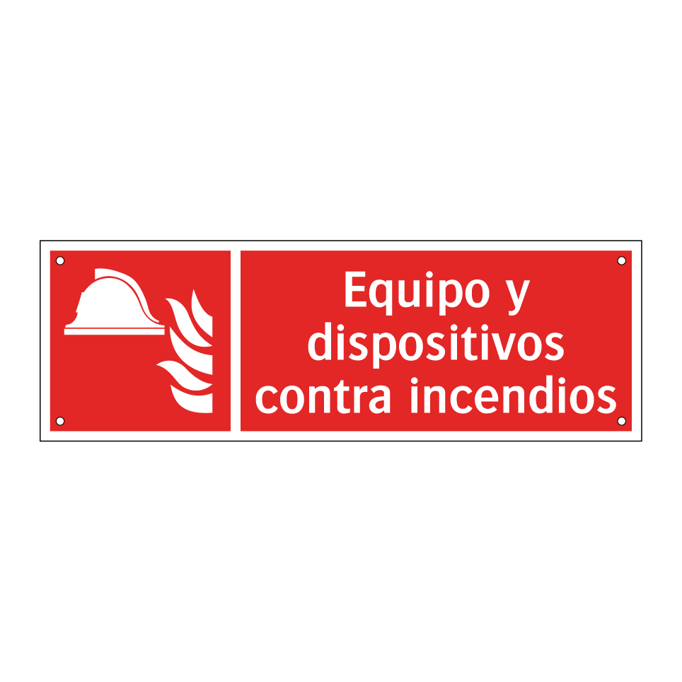 Equipo y dispositivos contra incendios