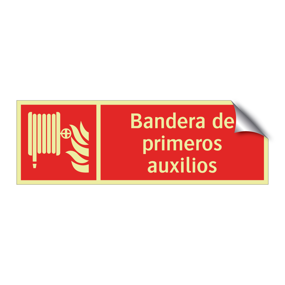 Bandera de primeros auxilios